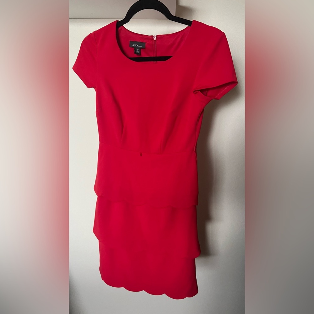 Alyx Petite Red Mid Length Dress